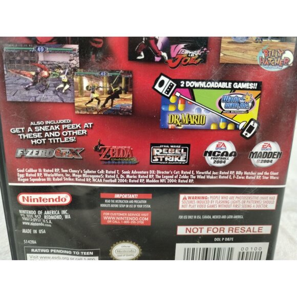 Nintendo GameCube Preview Disc Complete Sonic Zelda Splinter Cell Soul Caliber - Picture 9 of 11